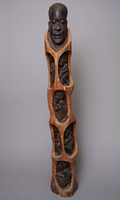 (タンザニア)　マコンデ　黒檀彫刻　 特大　117cm