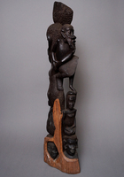 (タンザニア)　マコンデ　黒檀彫刻　96cm