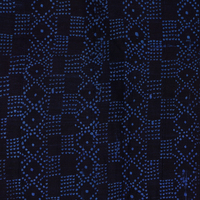 (マリ)　ドゴン　藍染大判布　(L)　No.77