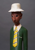 (コートジボワール)　コロン人形　XLサイズ　No.3　お洒落な紳士