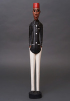 (コートジボワール)　コロン人形　XLサイズ　No.7　ベルボーイ