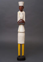 (コートジボワール)　コロン人形　XLサイズ　No.12　名コック