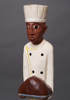 (コートジボワール)　コロン人形　XLサイズ　No.12　名コック