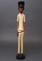 (コートジボワール)　コロン人形　XLサイズ　No.13　ポリスマン